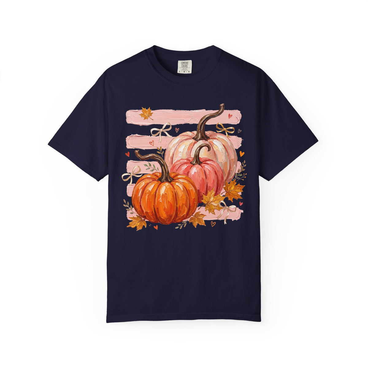 Pumpkin Harvest Tee Shirt Autumn Watercolor Pumpkins Tee