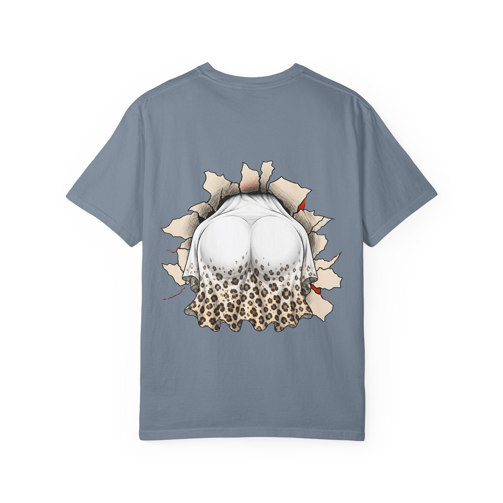 Halloween Gnome T-Shirt Funny Bubblegum Ghost and Leopard Butt Graphic Tee