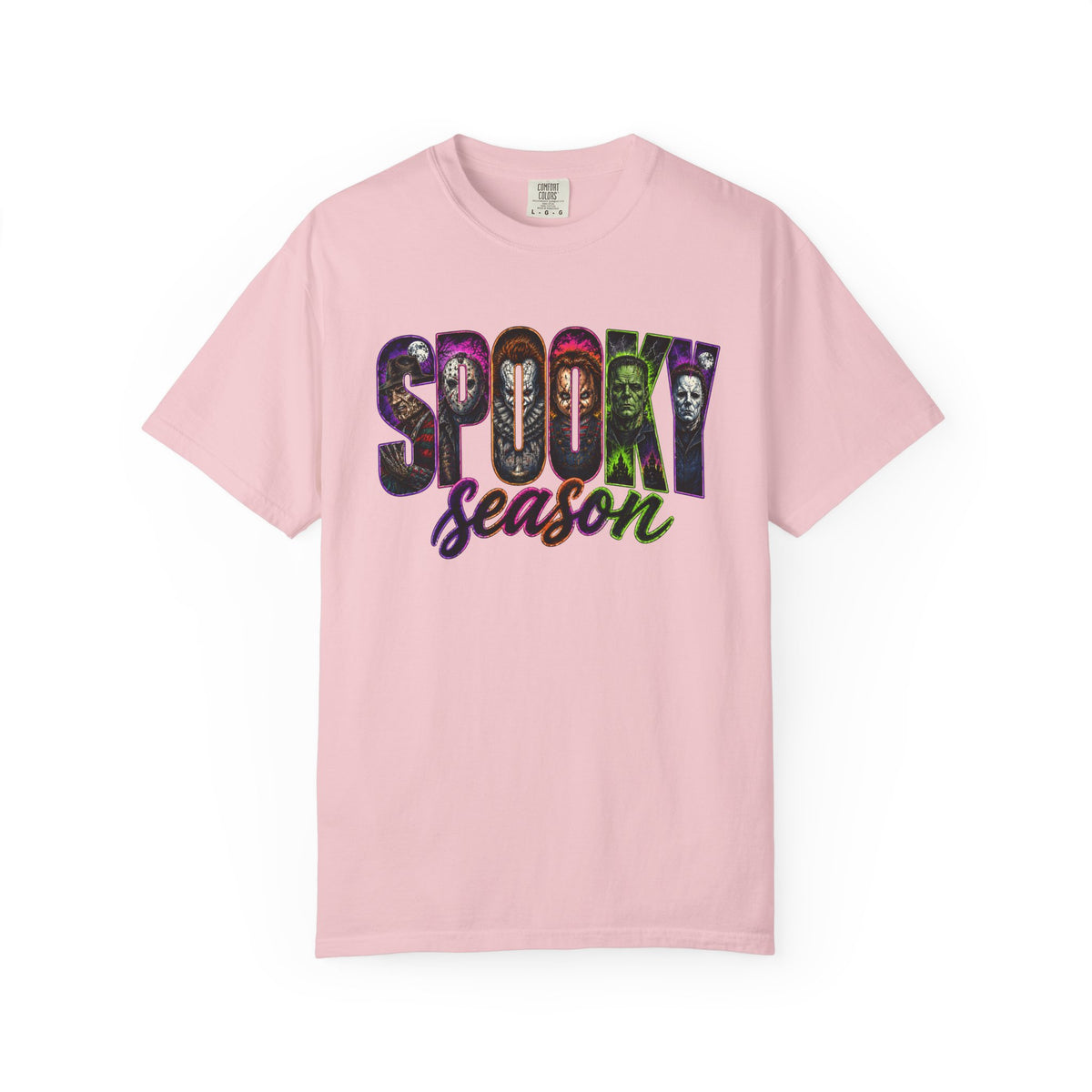 Spooky Season Tee Shirt Halloween Vintage Horror Graphic