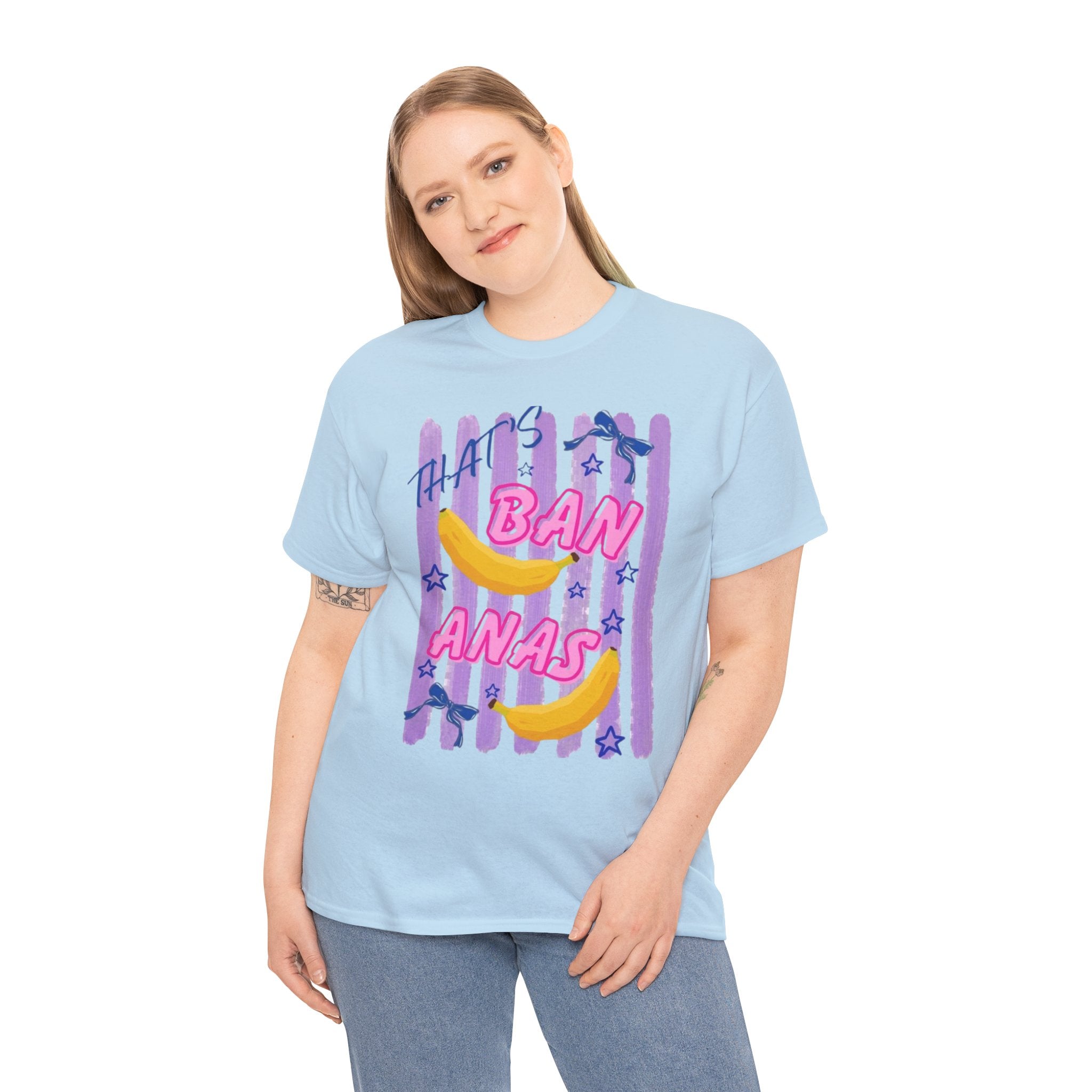 Bananas Graphic Tee — Playful Retro Banana Design with 'Ban Anas' Text