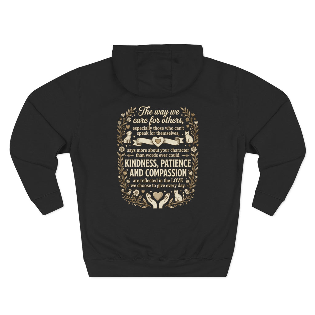 Inspirational Love Quote Hoodie The Way You Love Is A Reflection of You Fleece Pullover