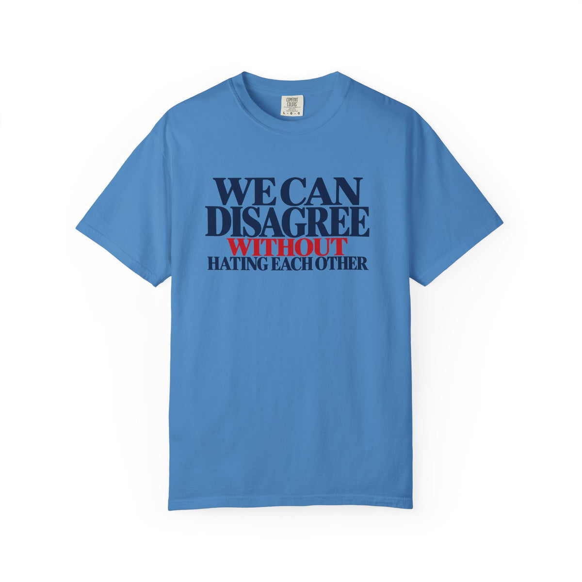 We Can Disagree Without Hating Each Other Shirt, Kindness Over Hate Tee, Respectful Disagreement T-Shirt, Comfort Colors Unity Shirt
