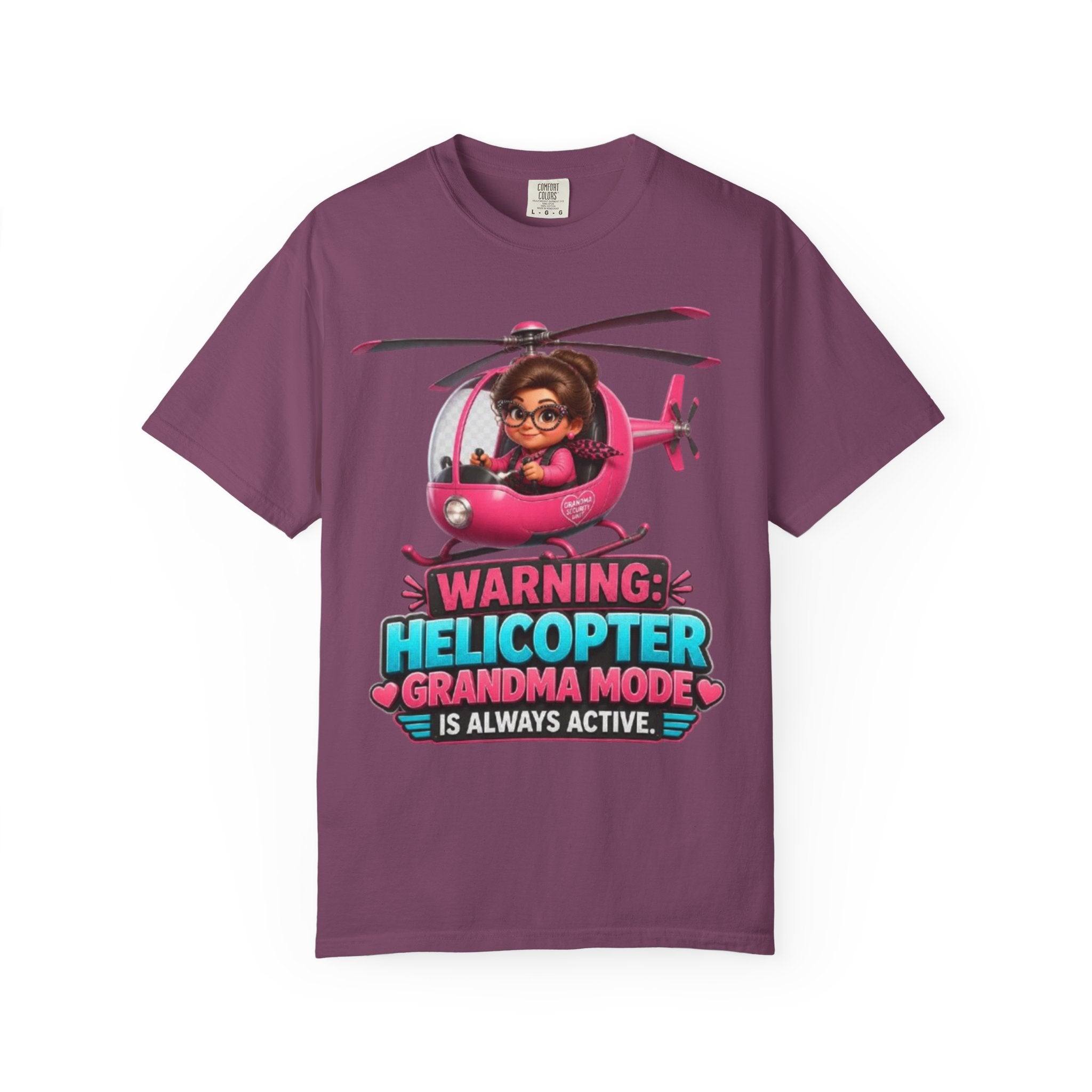 Helicopter Grandma T Shirt Warning Helicopter Grandma Mode Is Always Active