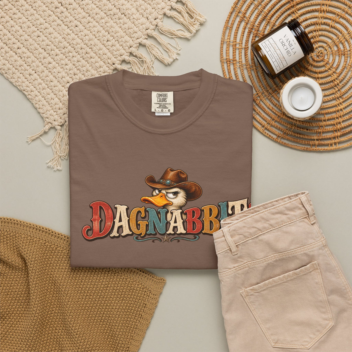 Dagnabbit Cowboy Rabbit T shirt | Western Cartoon Graphic Tee