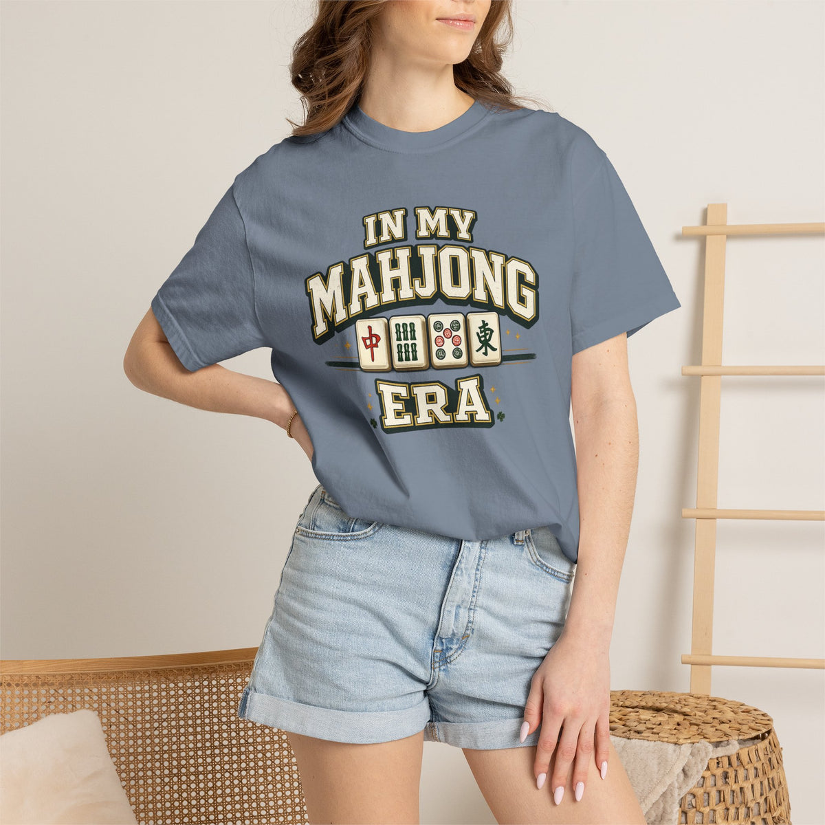 Mahjong T Shirt In My Mahjong Era Graphic Tee for Players and Fans