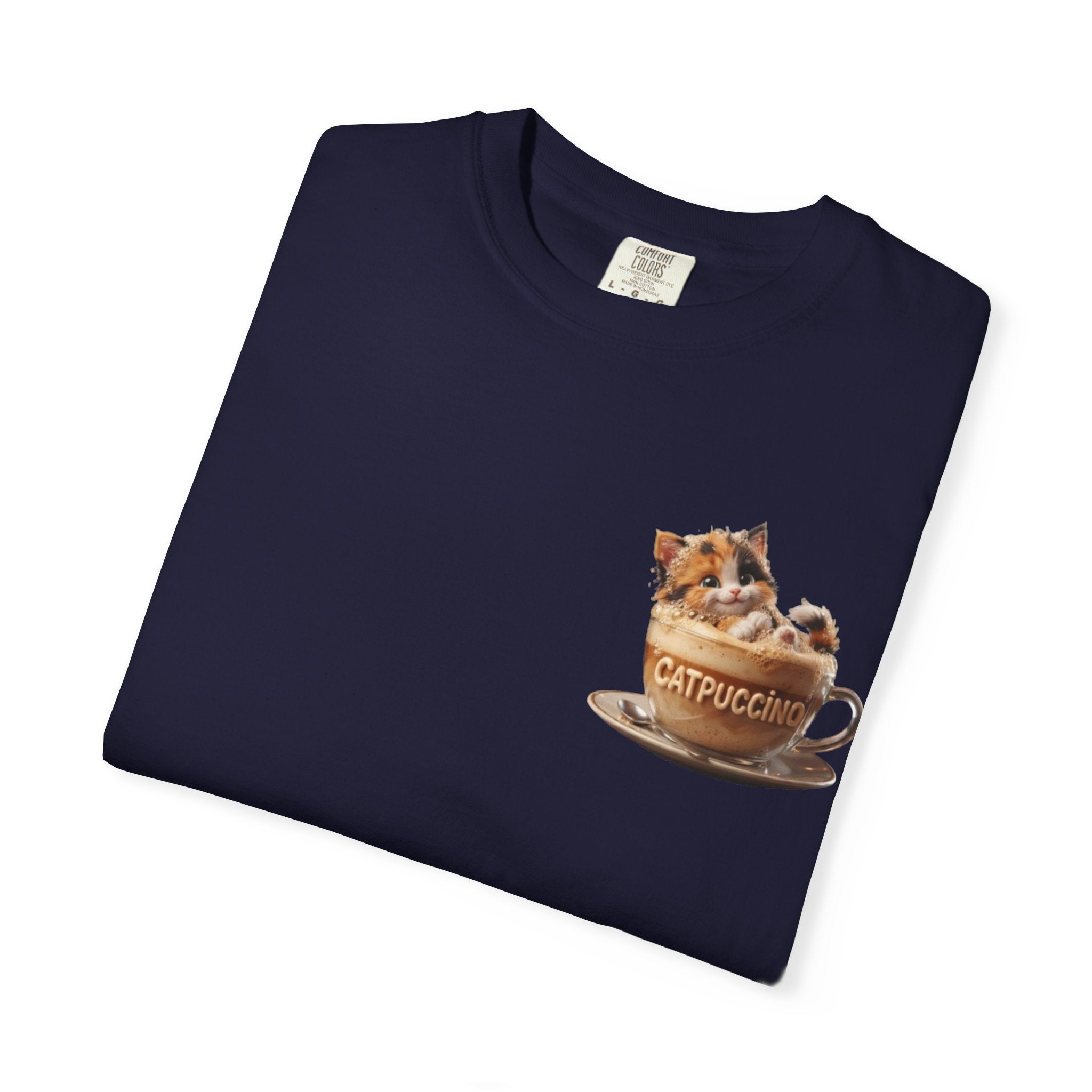 Cat in Cappuccino Cup T Shirt