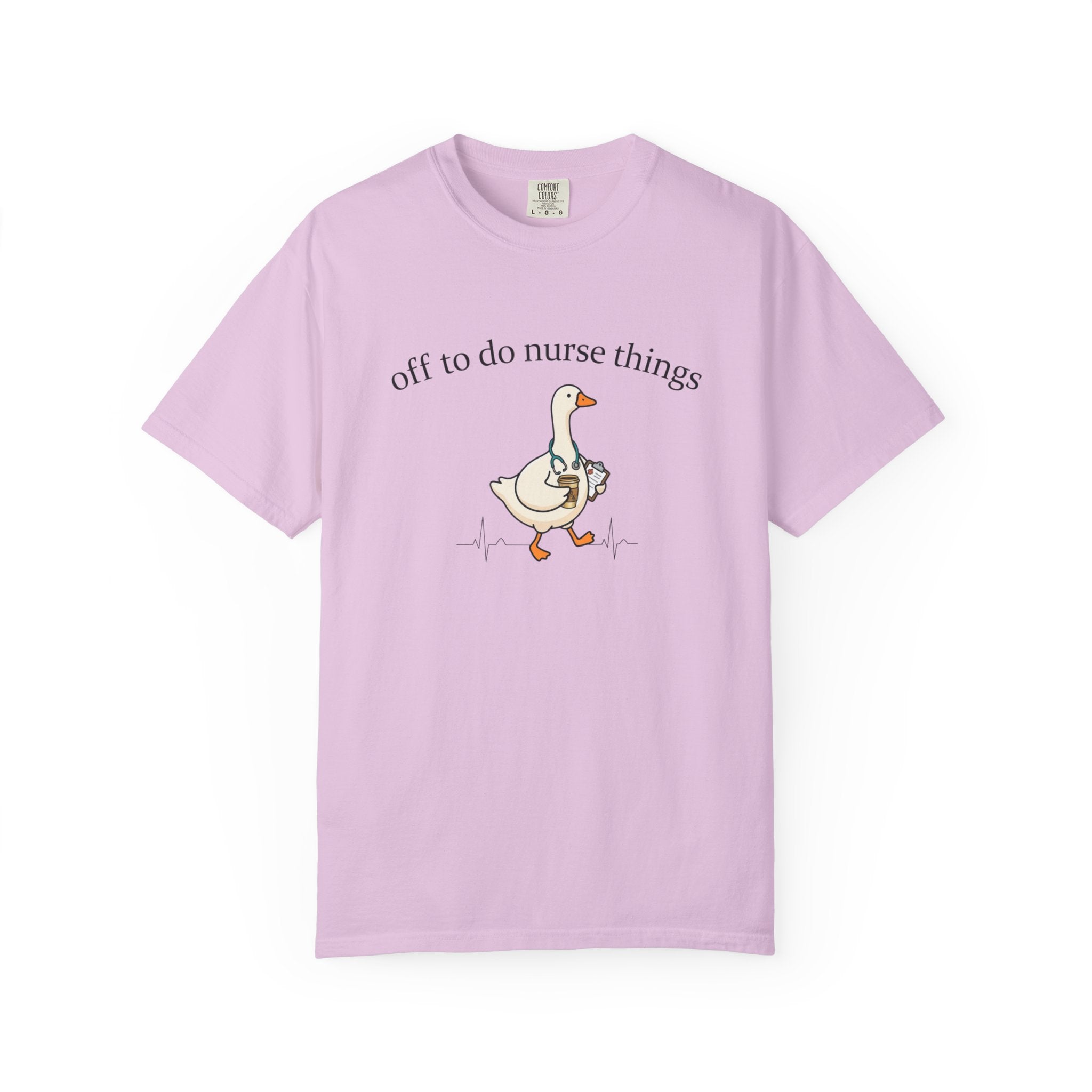 Nurse Goose T-Shirt Off to Do Nurse Things Cute Medical Humor Tee
