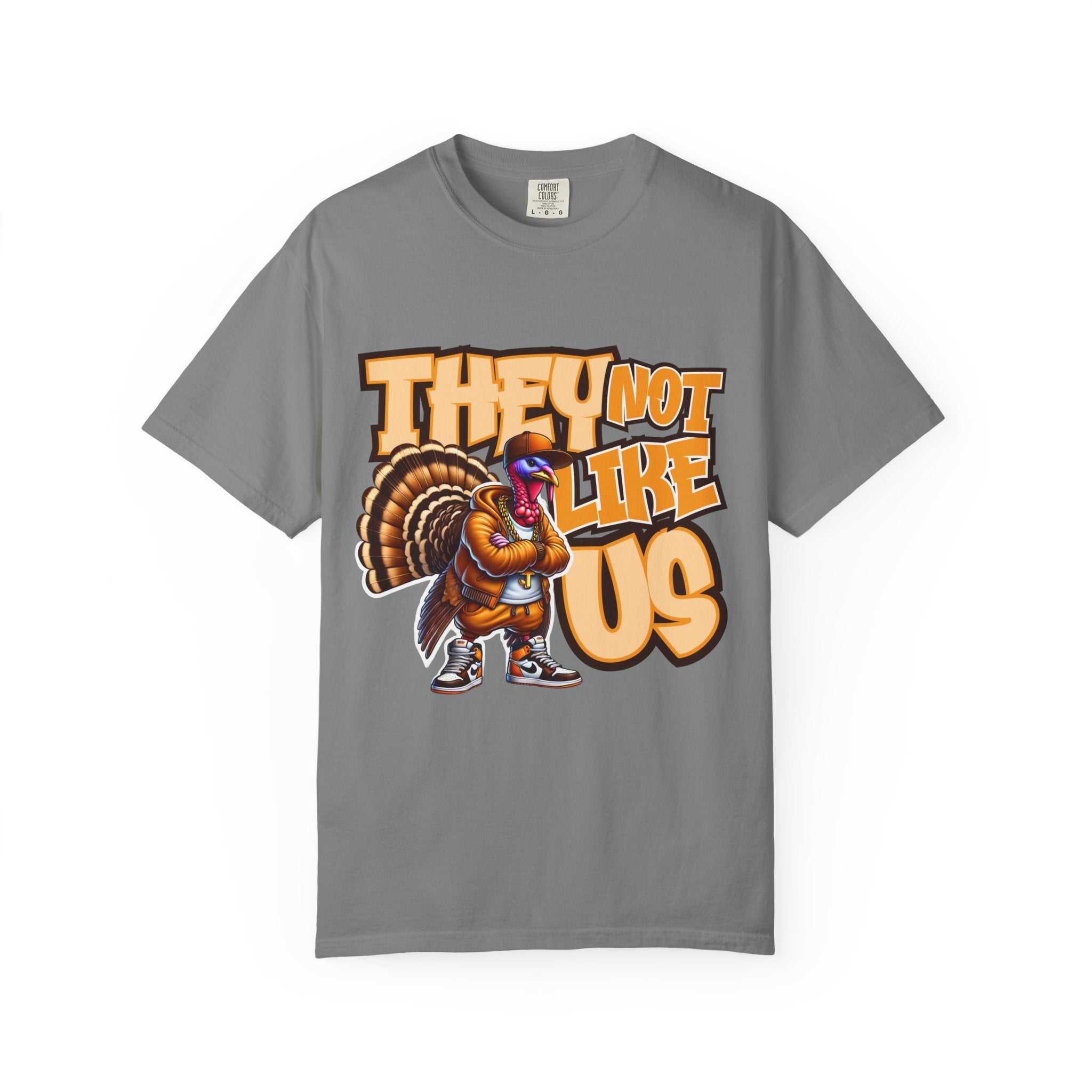 Thanksgiving Turkey Graphic T Shirt They Not Like Us Streetwear Tee