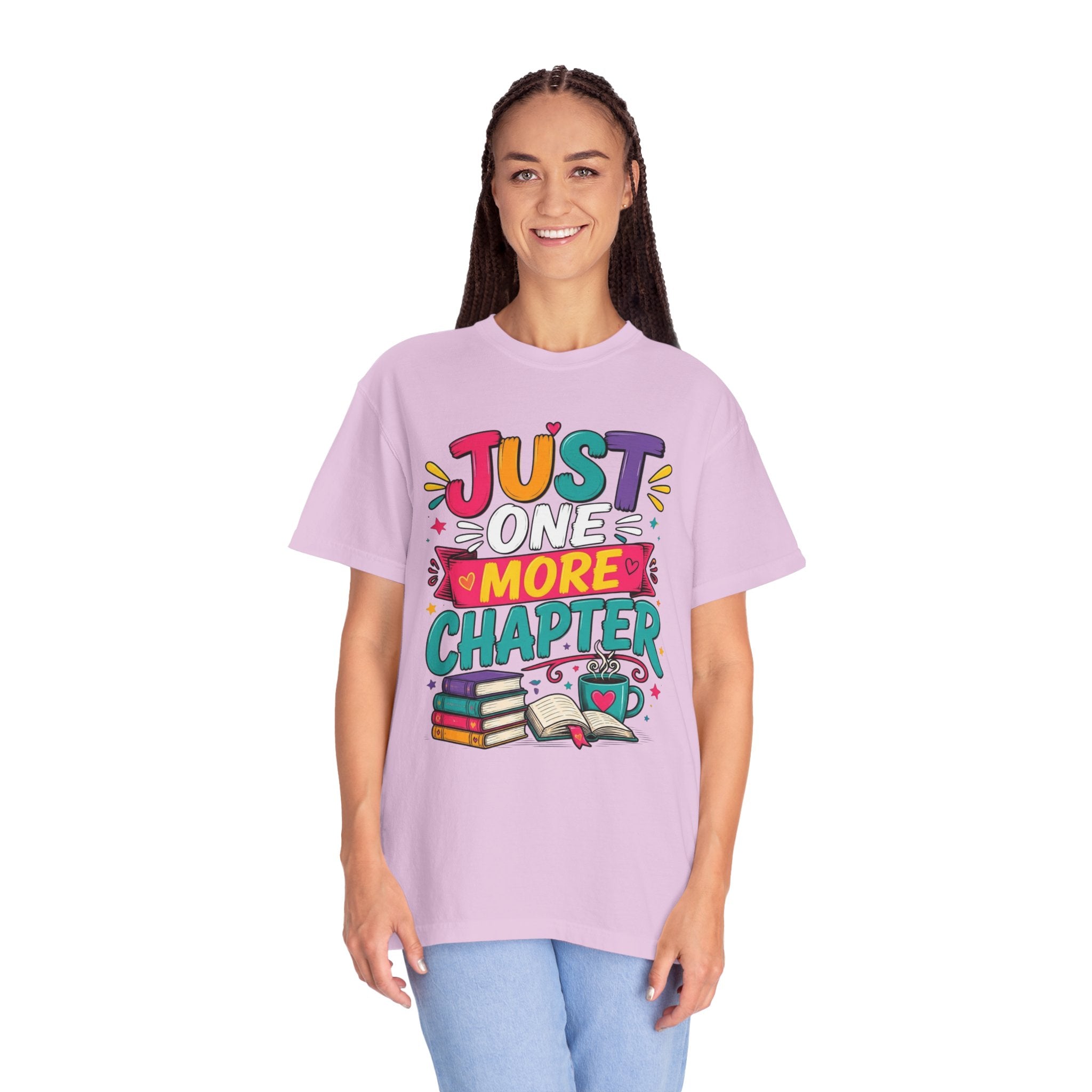 T-Shirt  Just One More Chapter Book Lover Graphic Tee