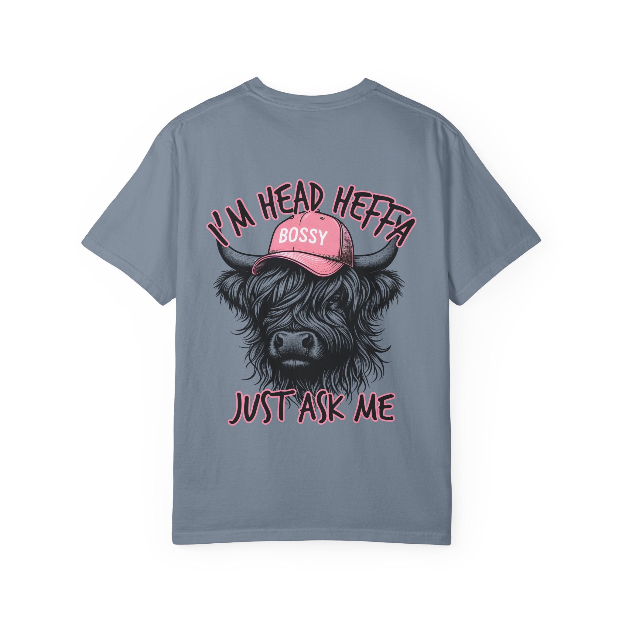 I'm Head Heffa T Shirt Highland Cow Bossy Graphic Tee