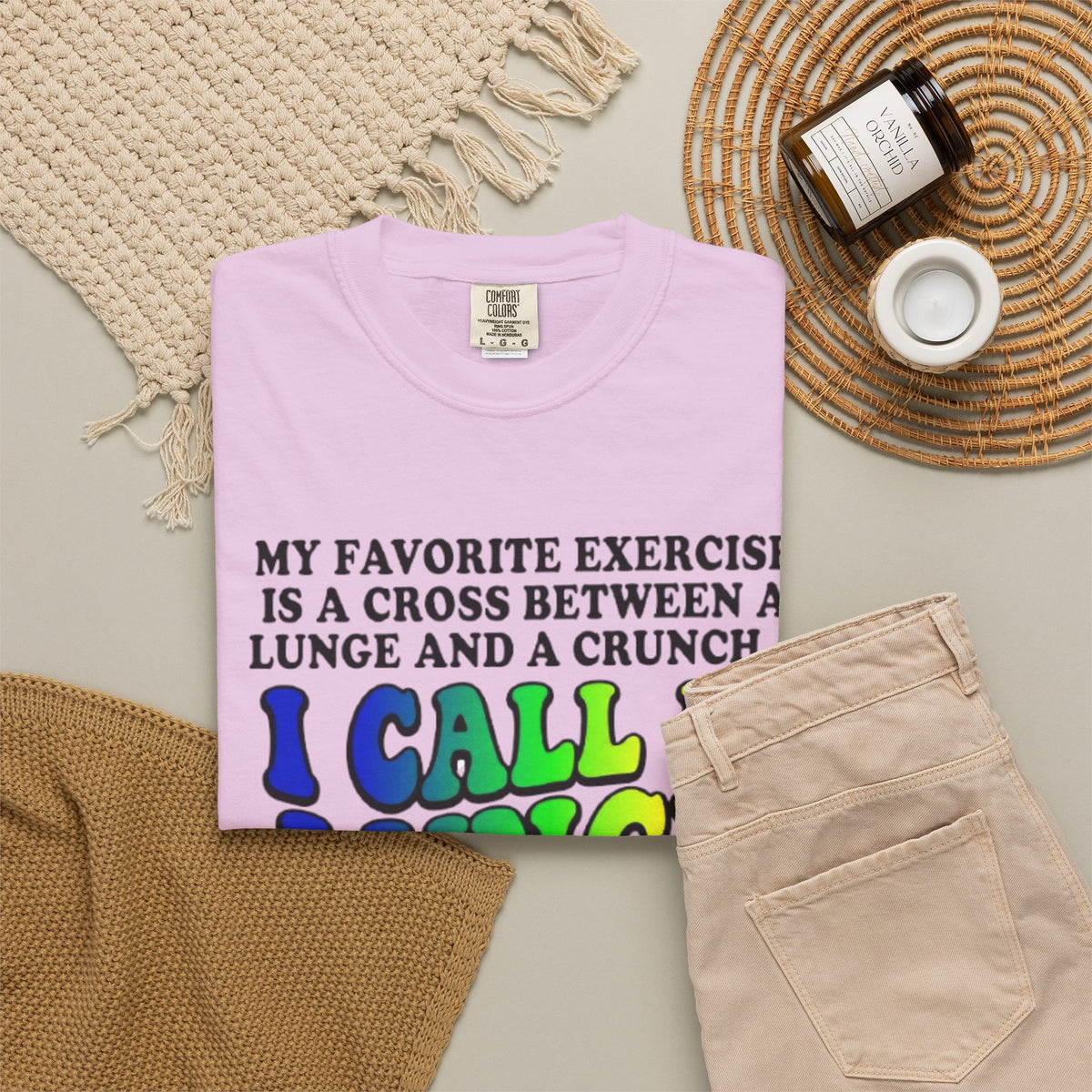 I Call It Lunch T-Shirt Funny Fitness Food Quote Tee