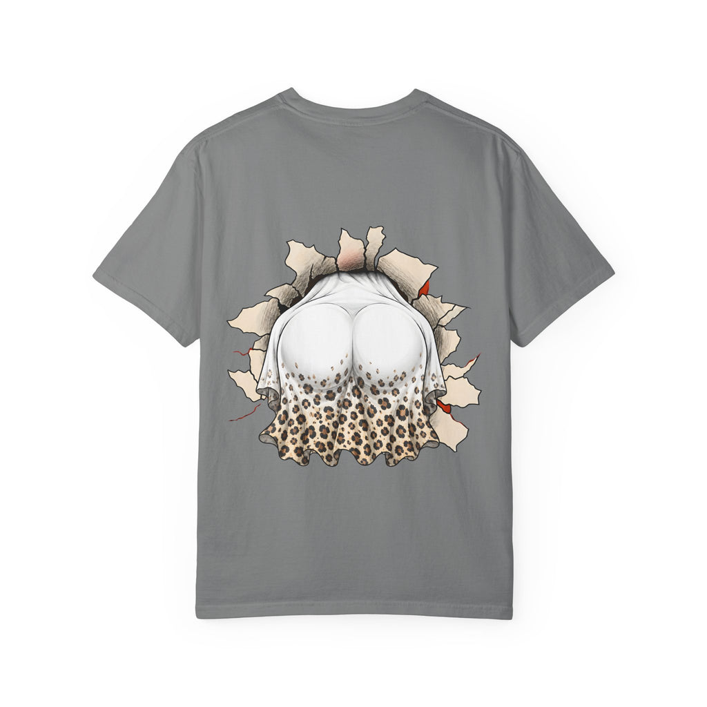 Halloween Gnome T-Shirt Funny Bubblegum Ghost and Leopard Butt Graphic Tee