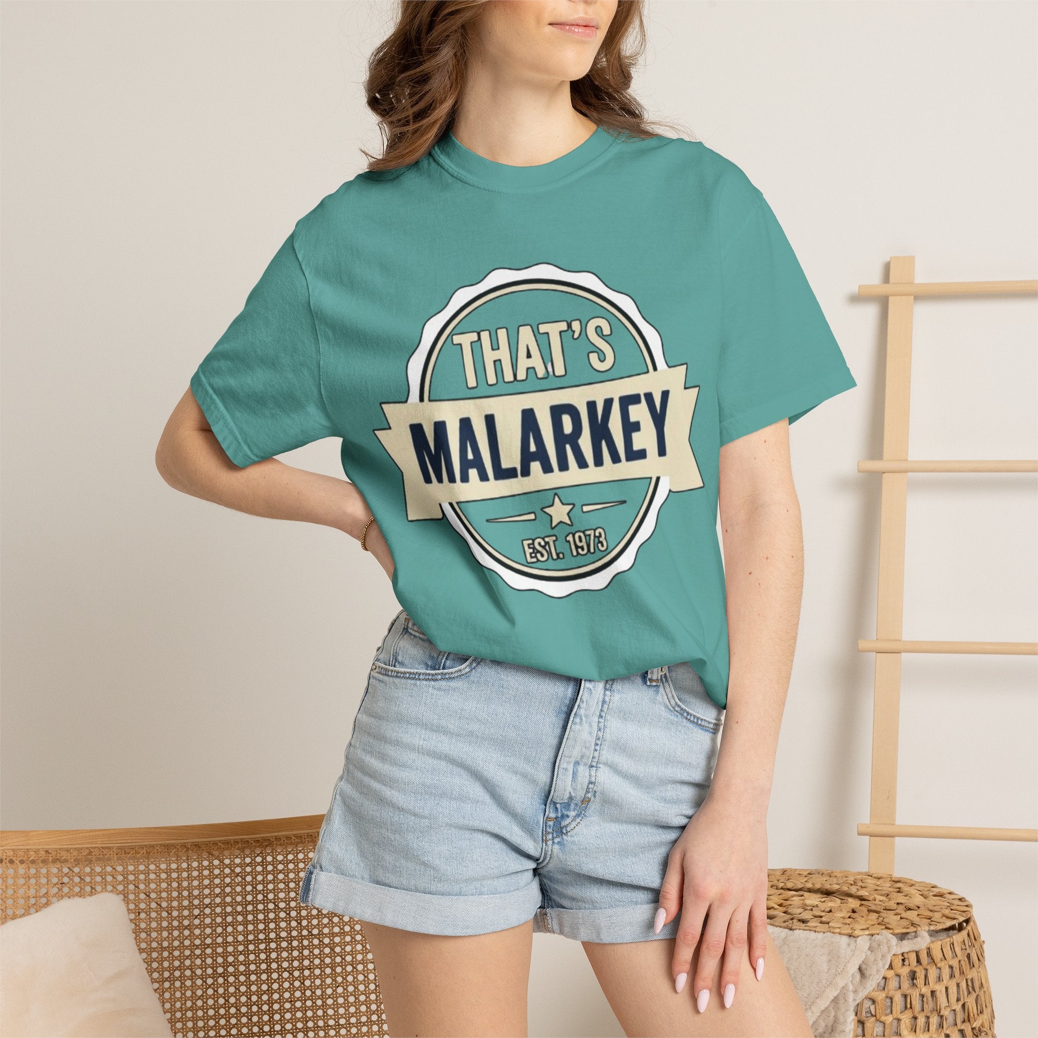That’s Malarkey T-Shirt Vintage Badge Graphic Tee