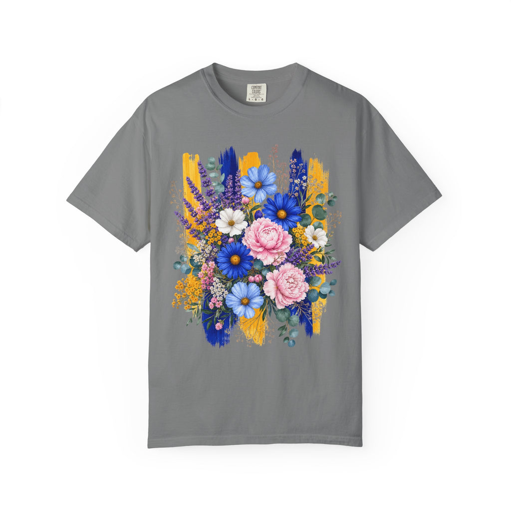 Floral Brushstroke Bouquet T Shirt