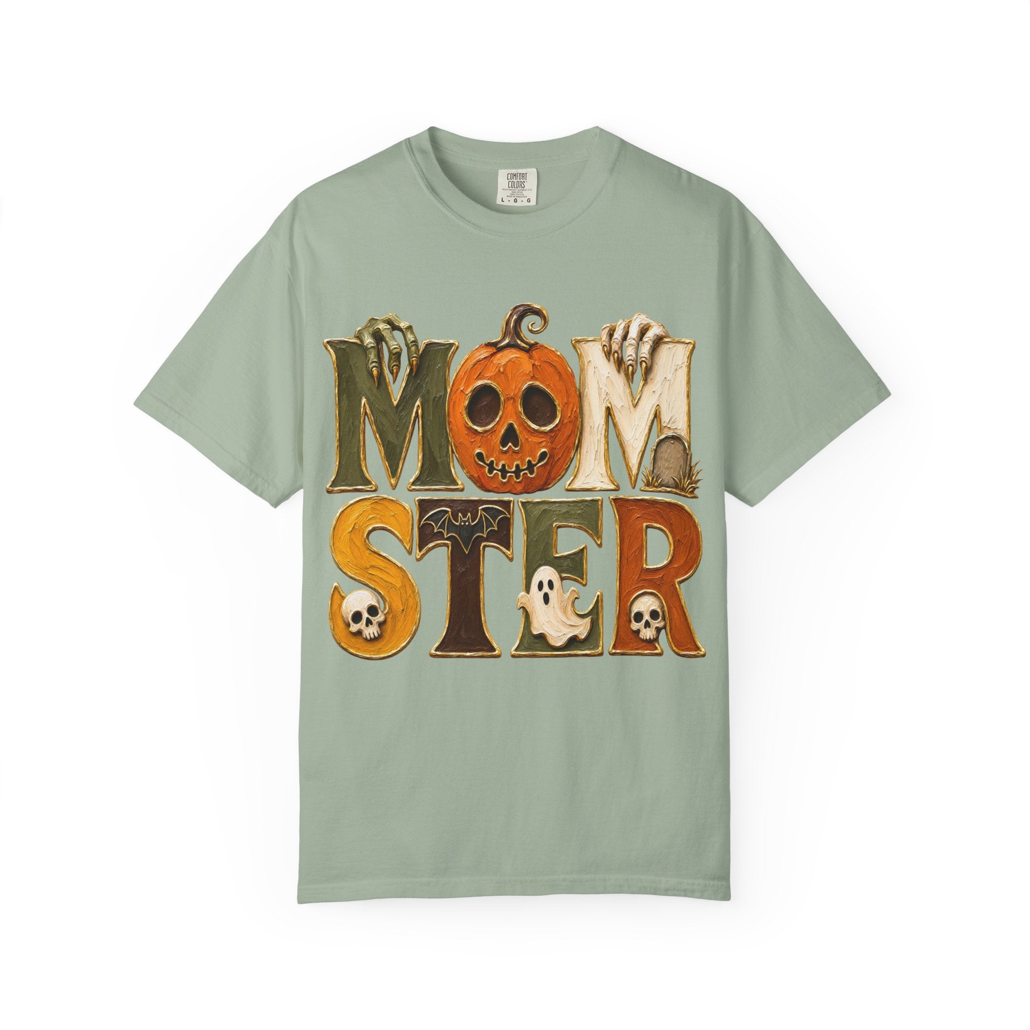 Momster Halloween T Shirt Cute Spooky Mom Graphic Tee
