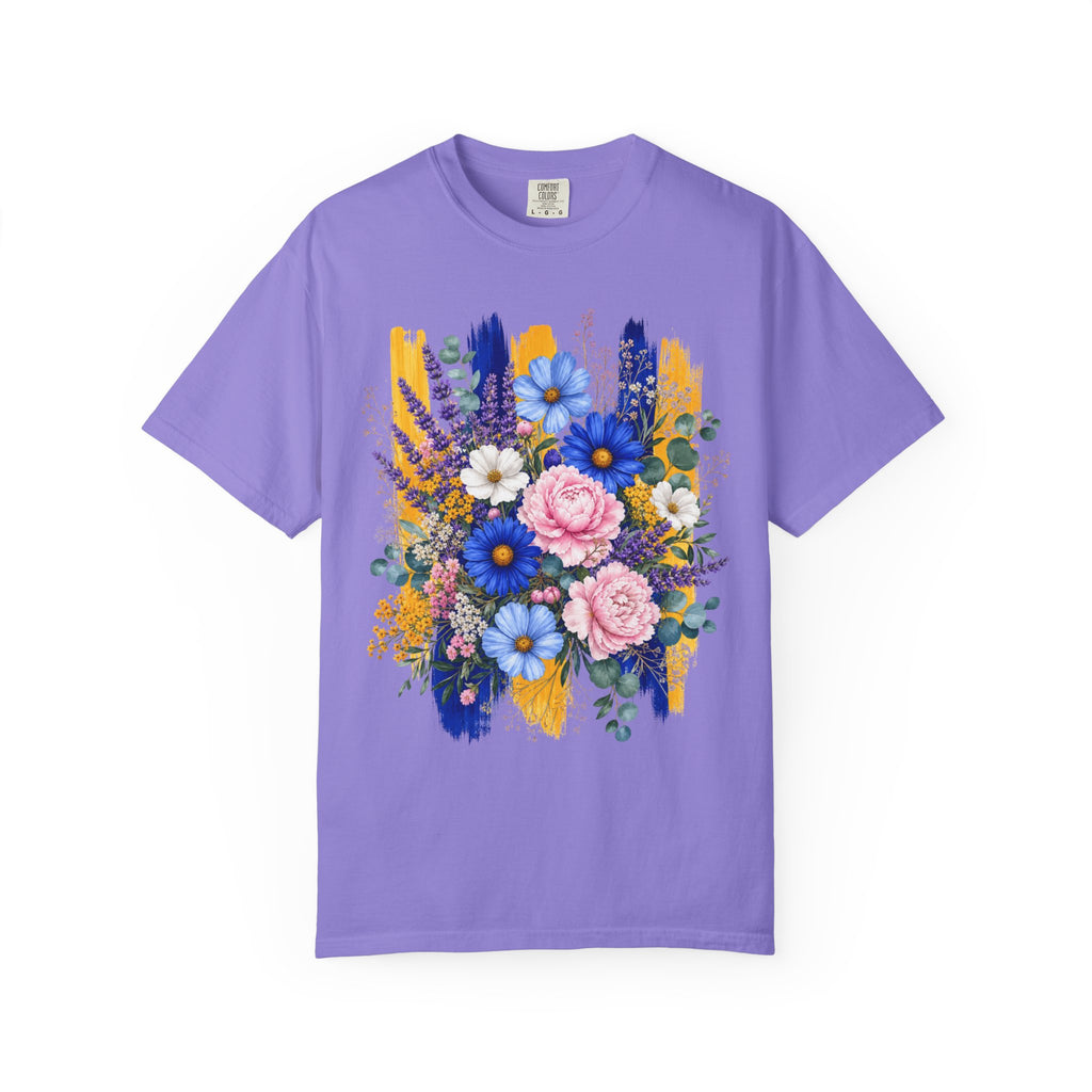 Floral Brushstroke Bouquet T Shirt