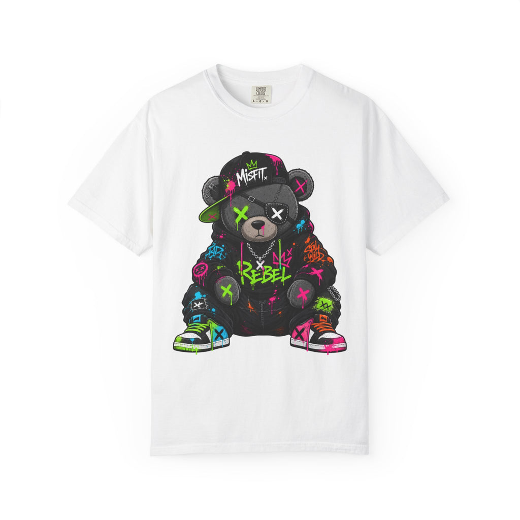 Rebel Graffiti Bear T Shirt