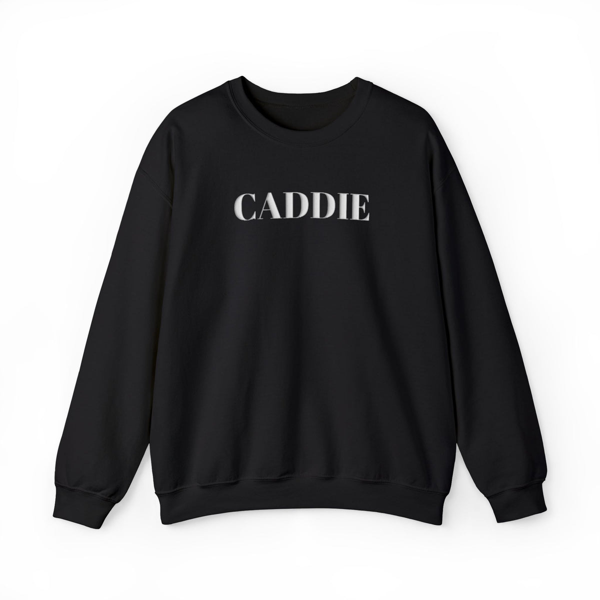 Caddie Sweatshirt, Golf Caddie Gift, CADDIE Puff Print Crewneck, Golf Sweatshirt, Golf Lover Gift, Country Club Sweatshirt, Golf Gift
