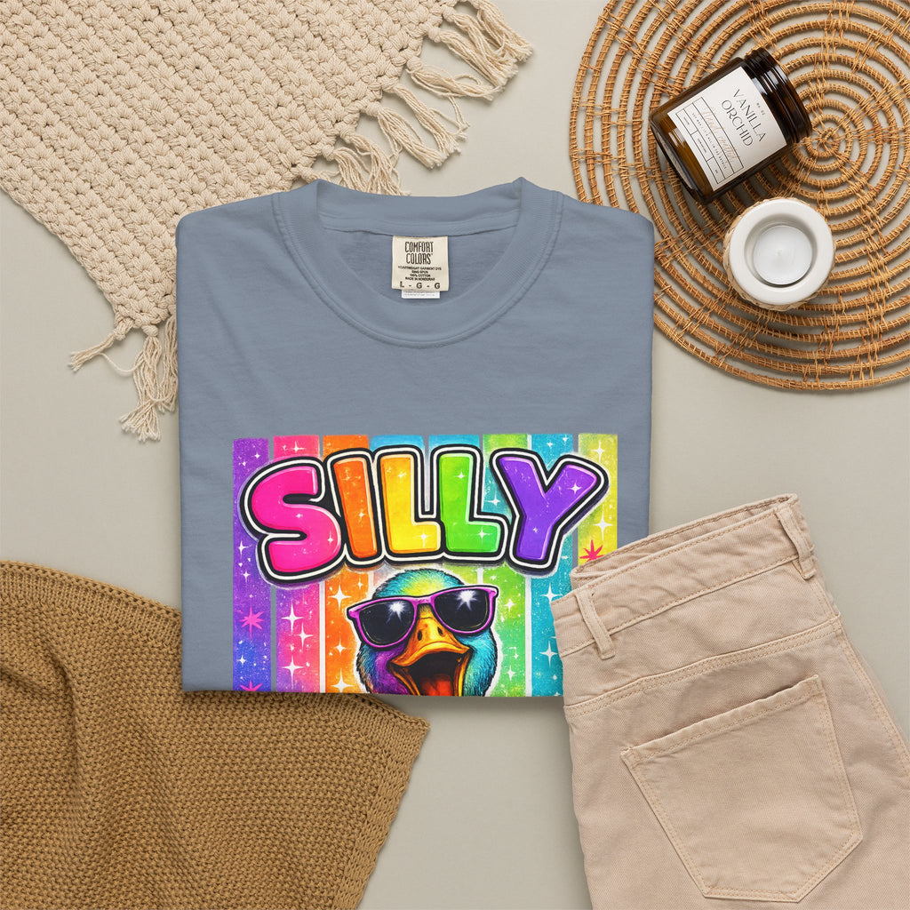 Silly Rainbow Goose T Shirt