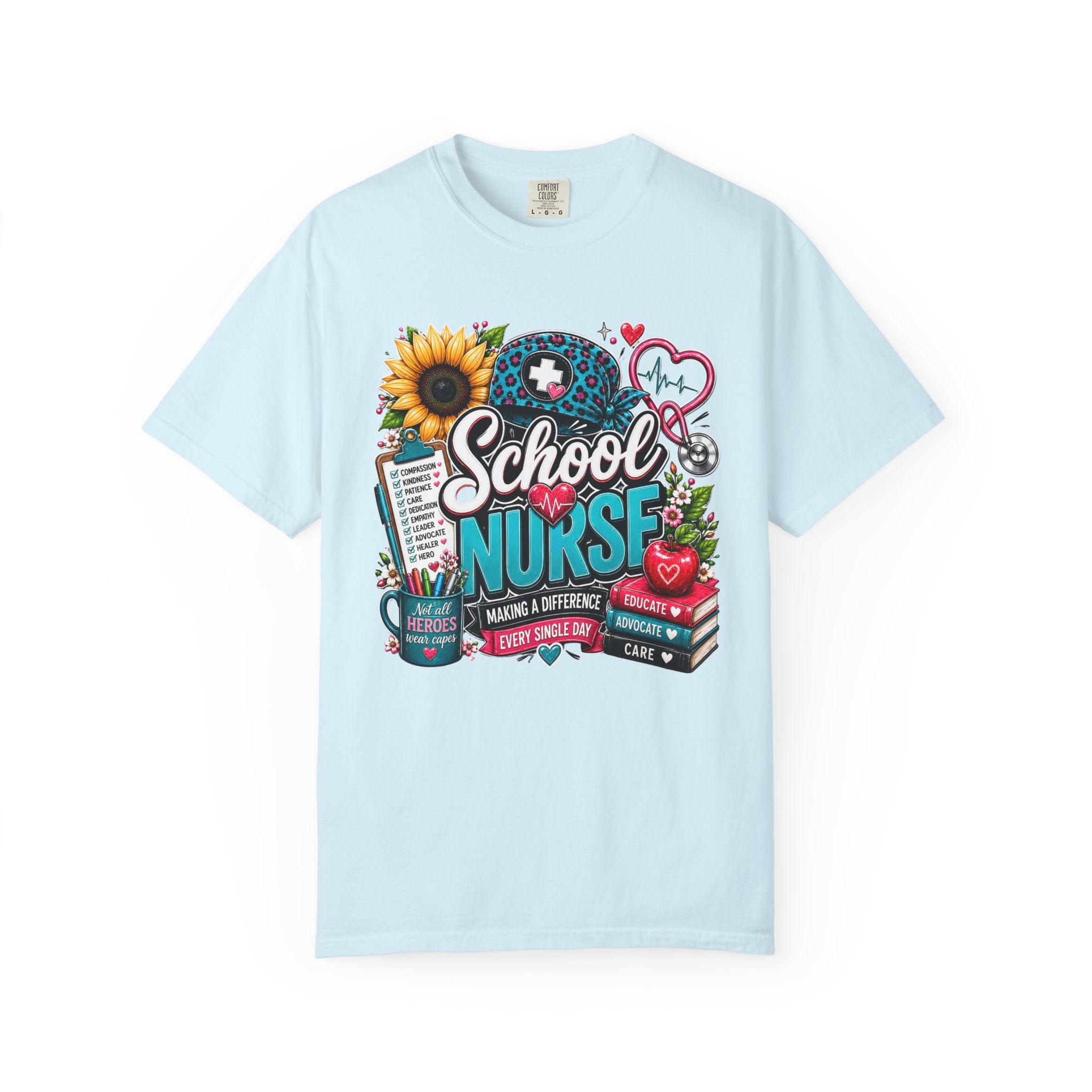 School Nurse T Shirt Making a Difference Graphic Tee