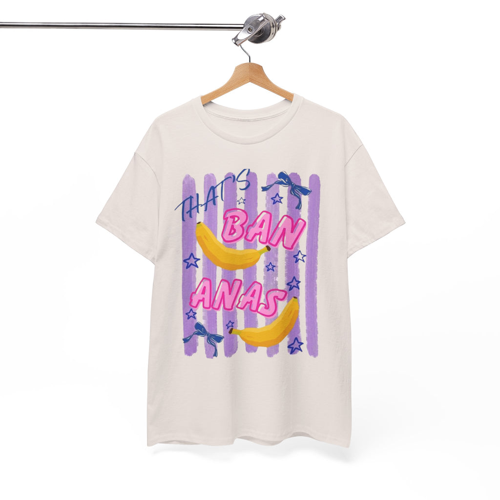 Bananas Graphic Tee — Playful Retro Banana Design with 'Ban Anas' Text