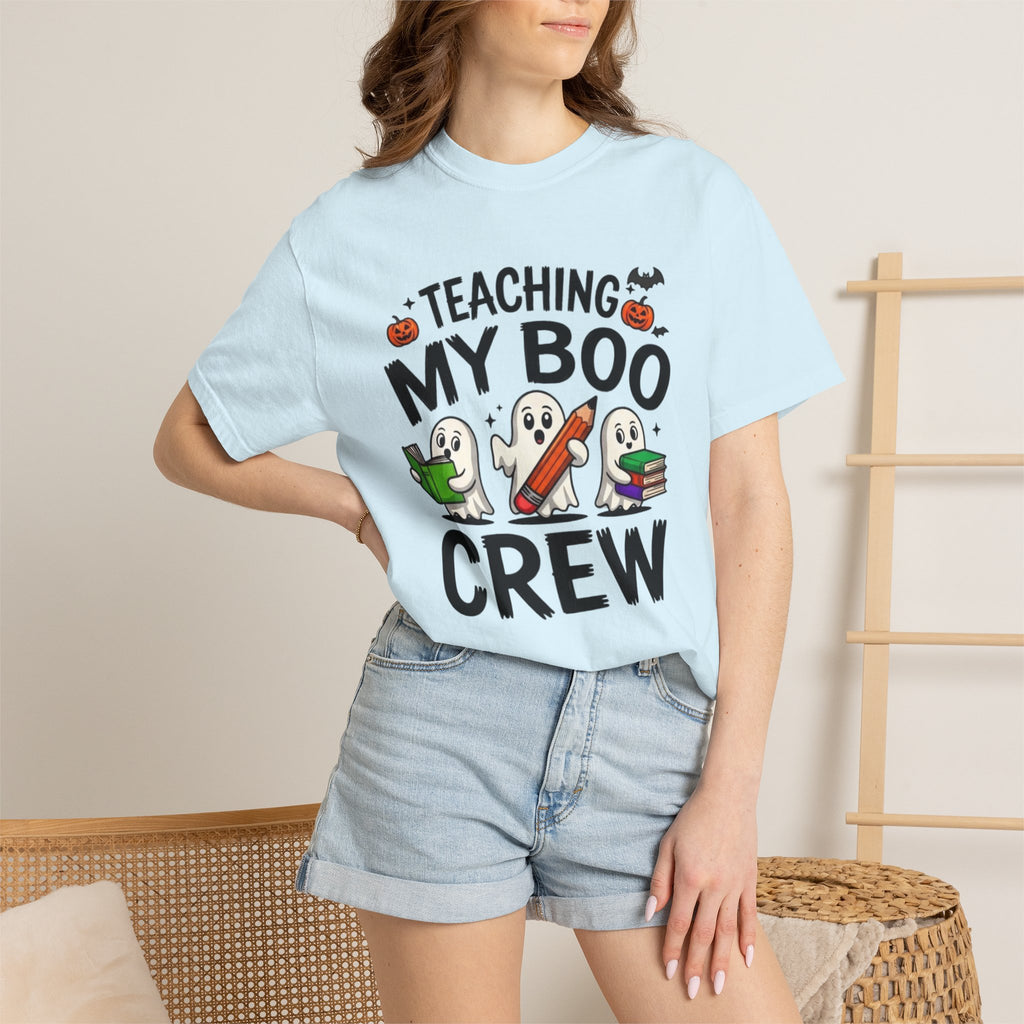 Teaching My Boo Crew T-Shirt Cute Halloween Teacher Tee