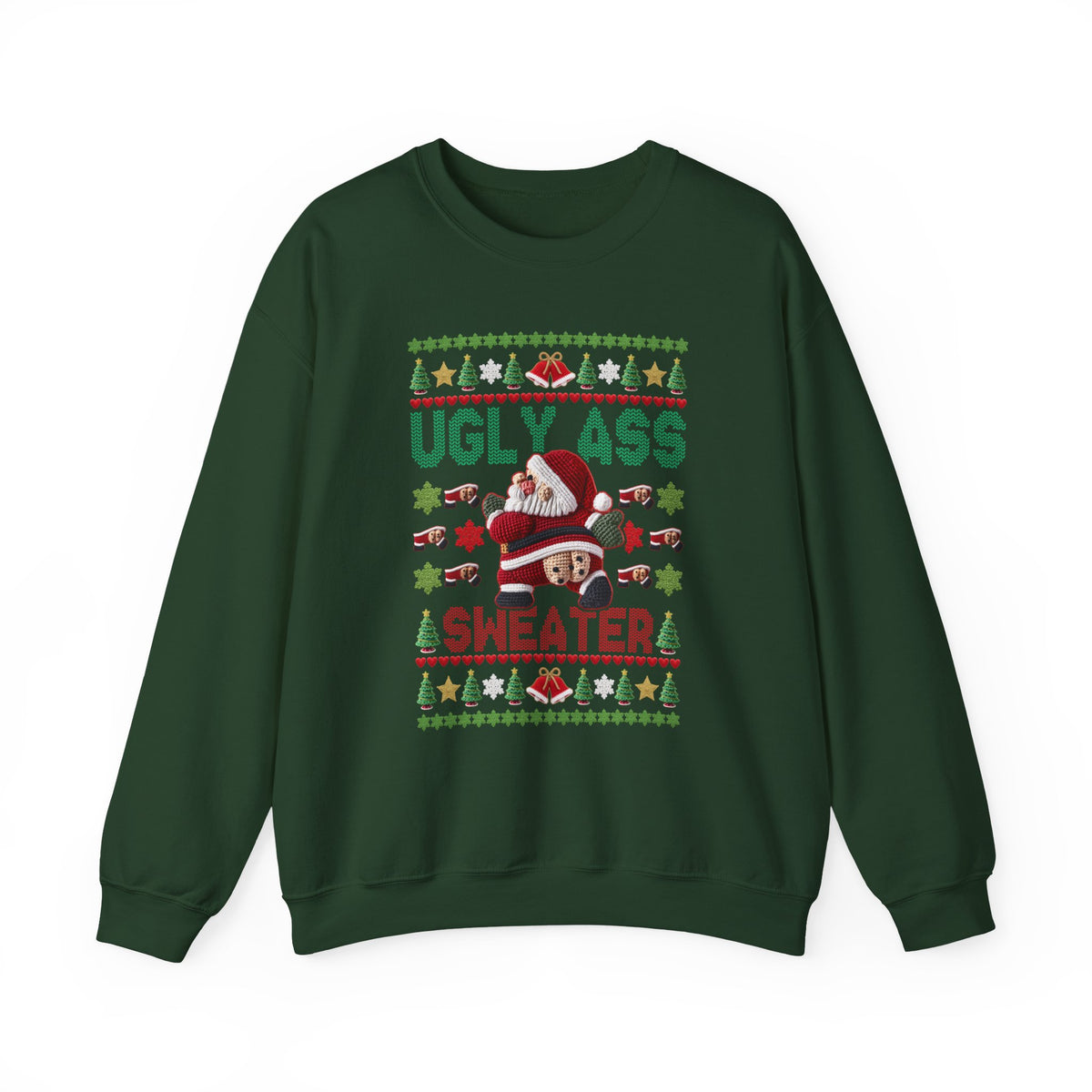 Funny Ugly Christmas Sweater, Ugly Ass Sweater Sweatshirt, Sarcastic Christmas Shirt, Adult Holiday Party Outfit, Gag Gift