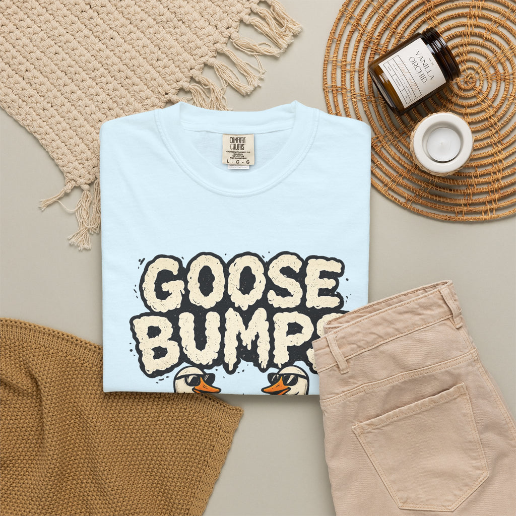 Goose Bumps T Shirt Funny Matching Geese Graphic Tee