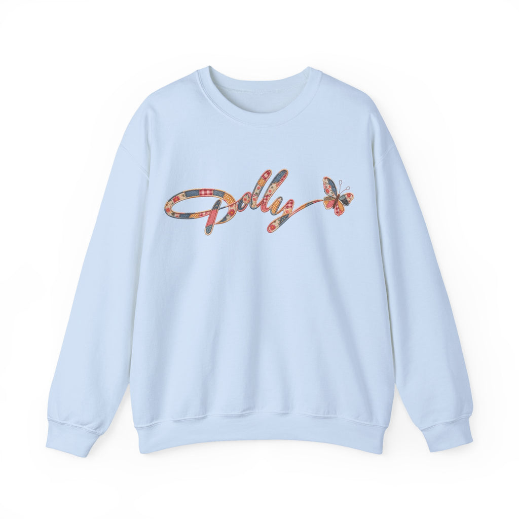 Dolly Floral Script Crewneck Sweatshirt