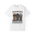 Coffee and Candy Halloween T Shirt Freshly Boo d Coffee Served with Scream and Sugar