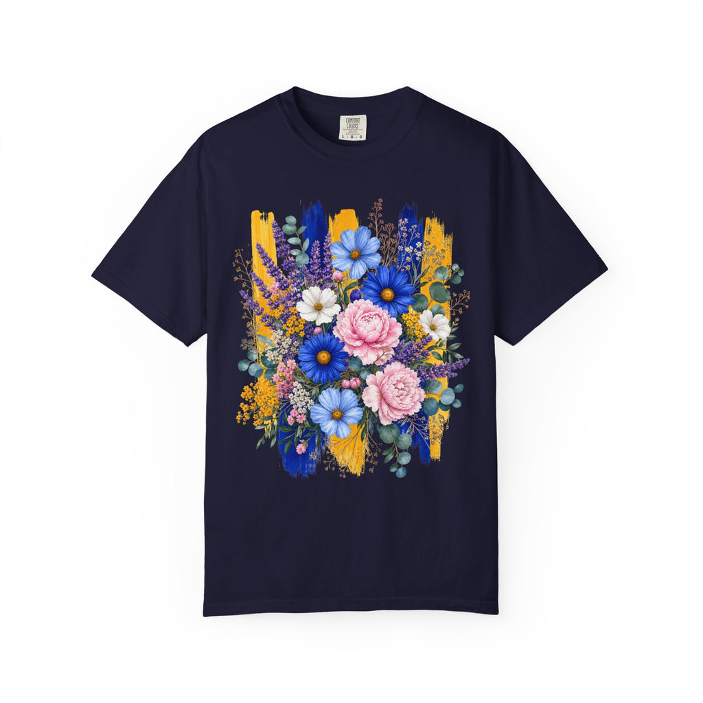 Floral Brushstroke Bouquet T Shirt