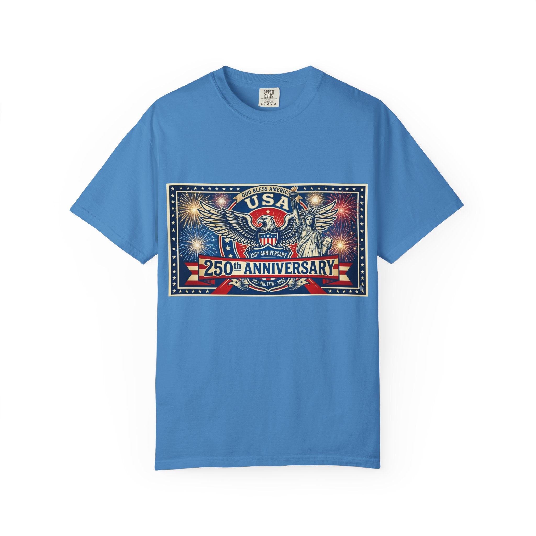 USA Eagle 250th Anniversary T-Shirt | Patriotic Independence Day Design