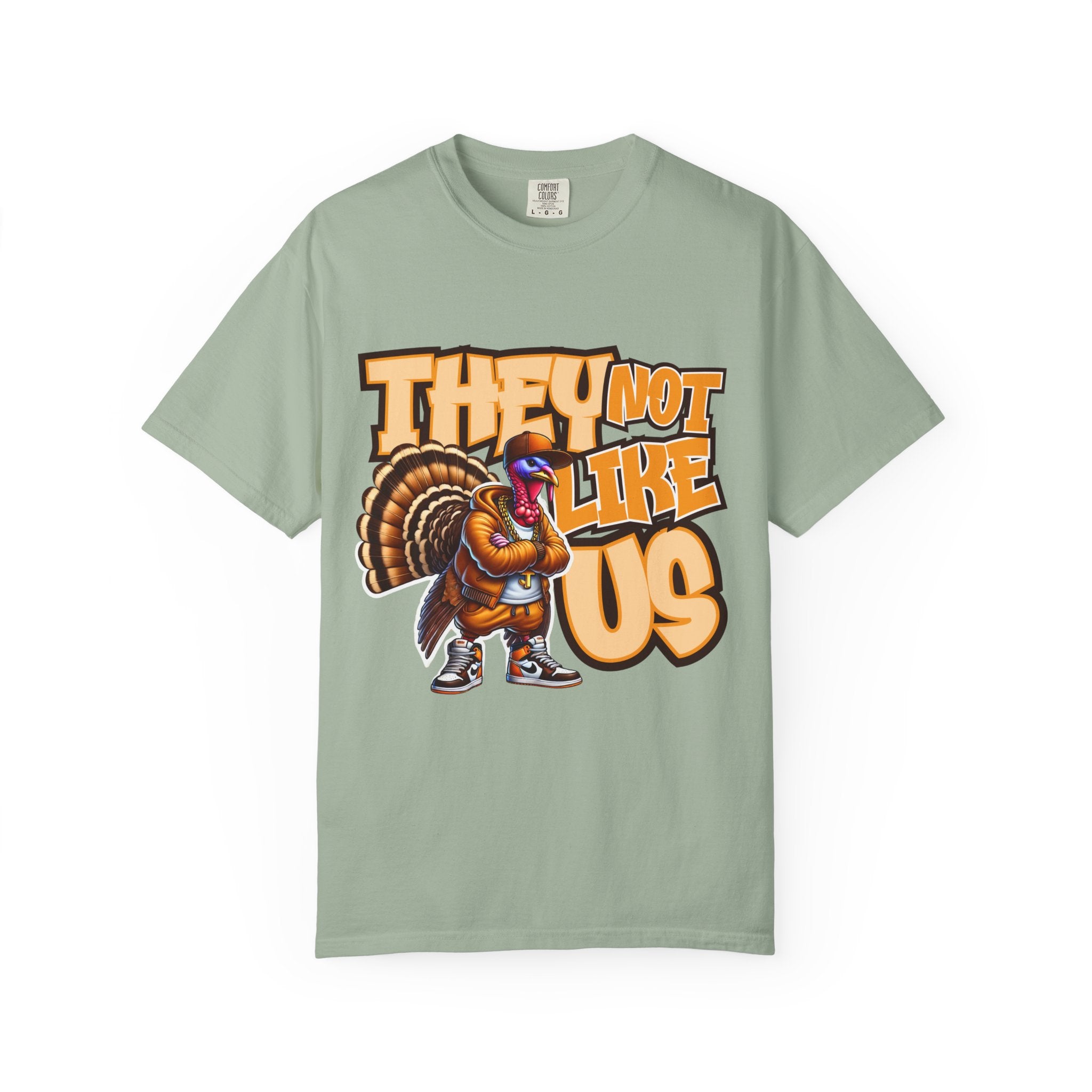 Thanksgiving Turkey Graphic T Shirt They Not Like Us Streetwear Tee