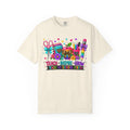 Back to School Teacher T Shirt Teach  Inspire  Grow Colorful School Supplies Tee