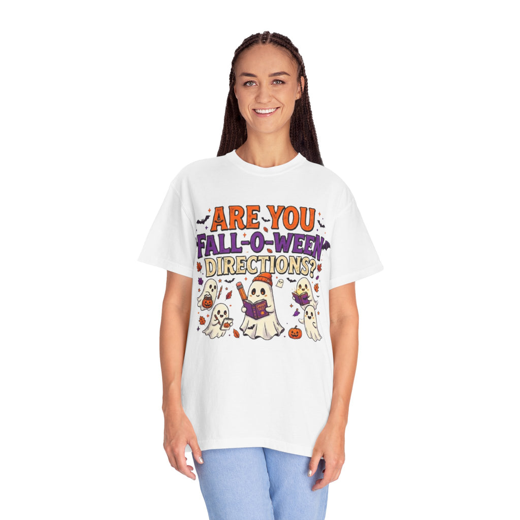 Are You Fall-O-Ween Directions? Halloween Ghosts Graphic T-Shirt
