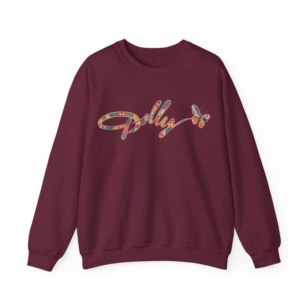 Dolly Floral Script Crewneck Sweatshirt