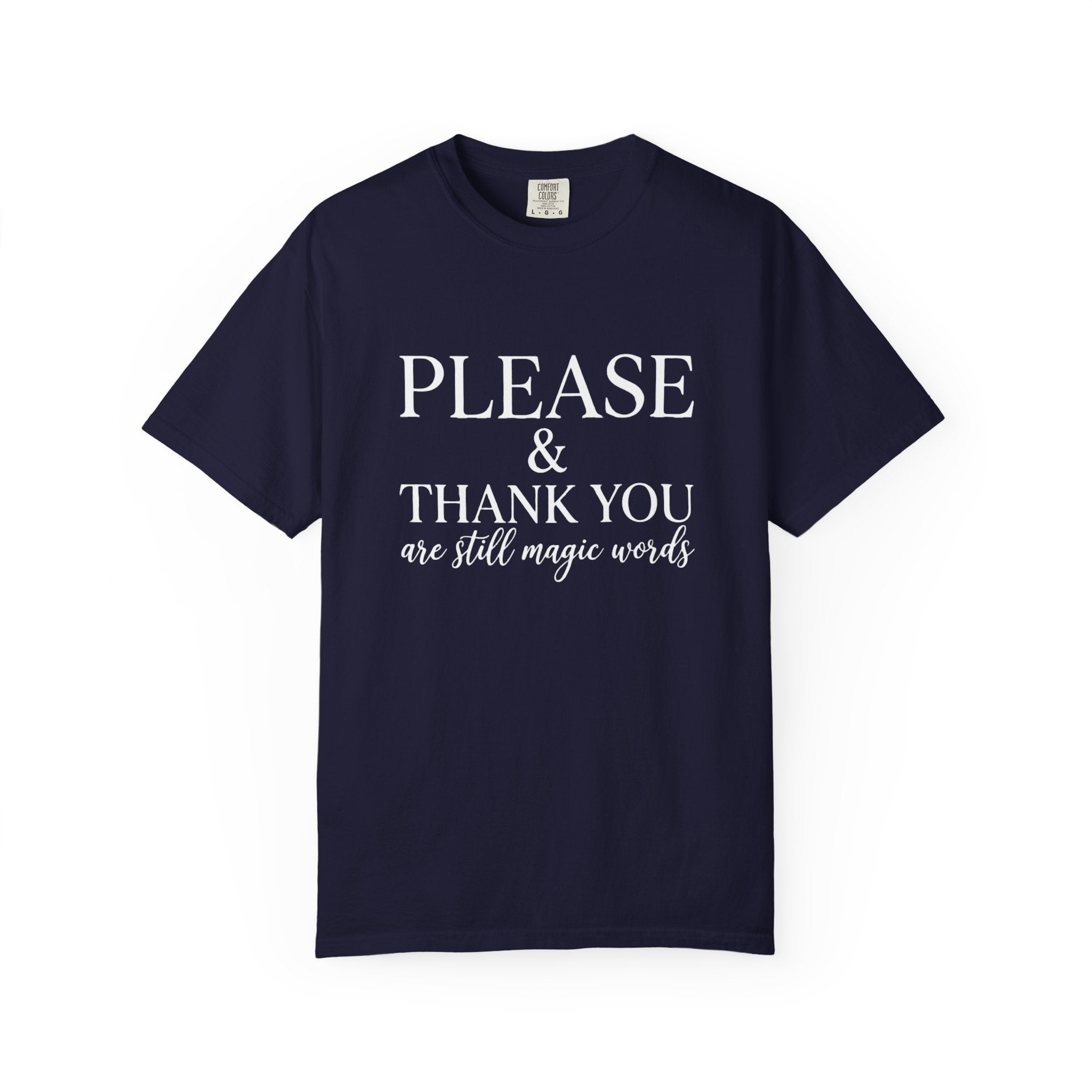 Please and Thank You T‑Shirt Please and Thank You are still magic words Graphic Tee