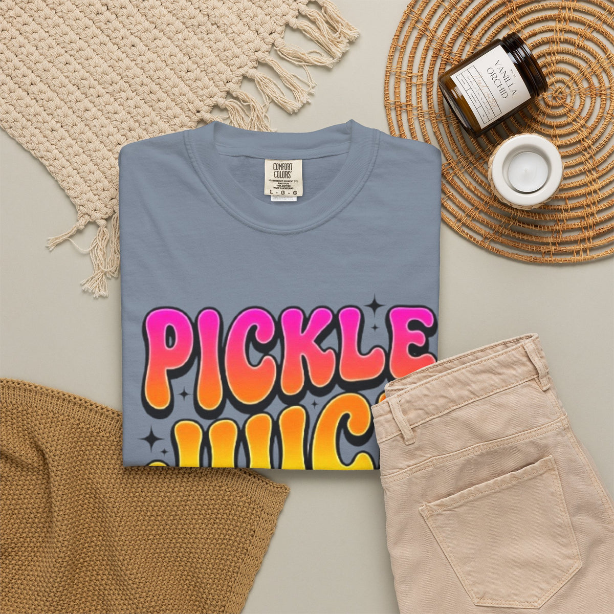 Pickle Juice Retro T-Shirt The 70s Polite Curse Vintage Graphic Tee