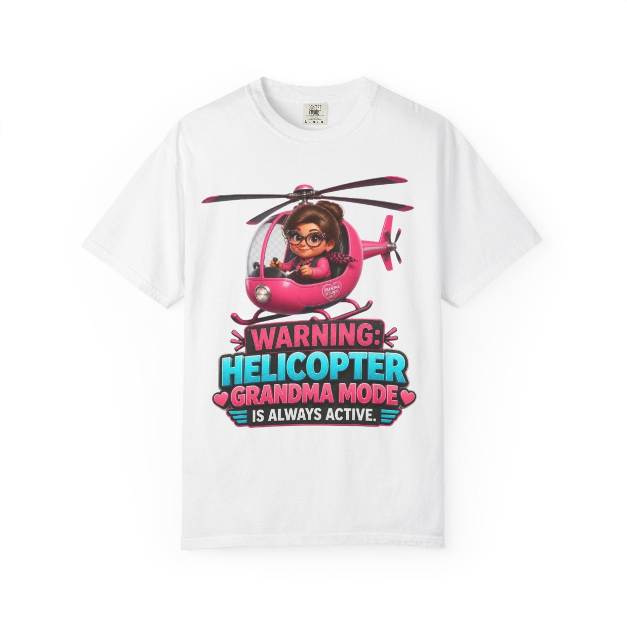 Helicopter Grandma T Shirt Warning Helicopter Grandma Mode Is Always Active