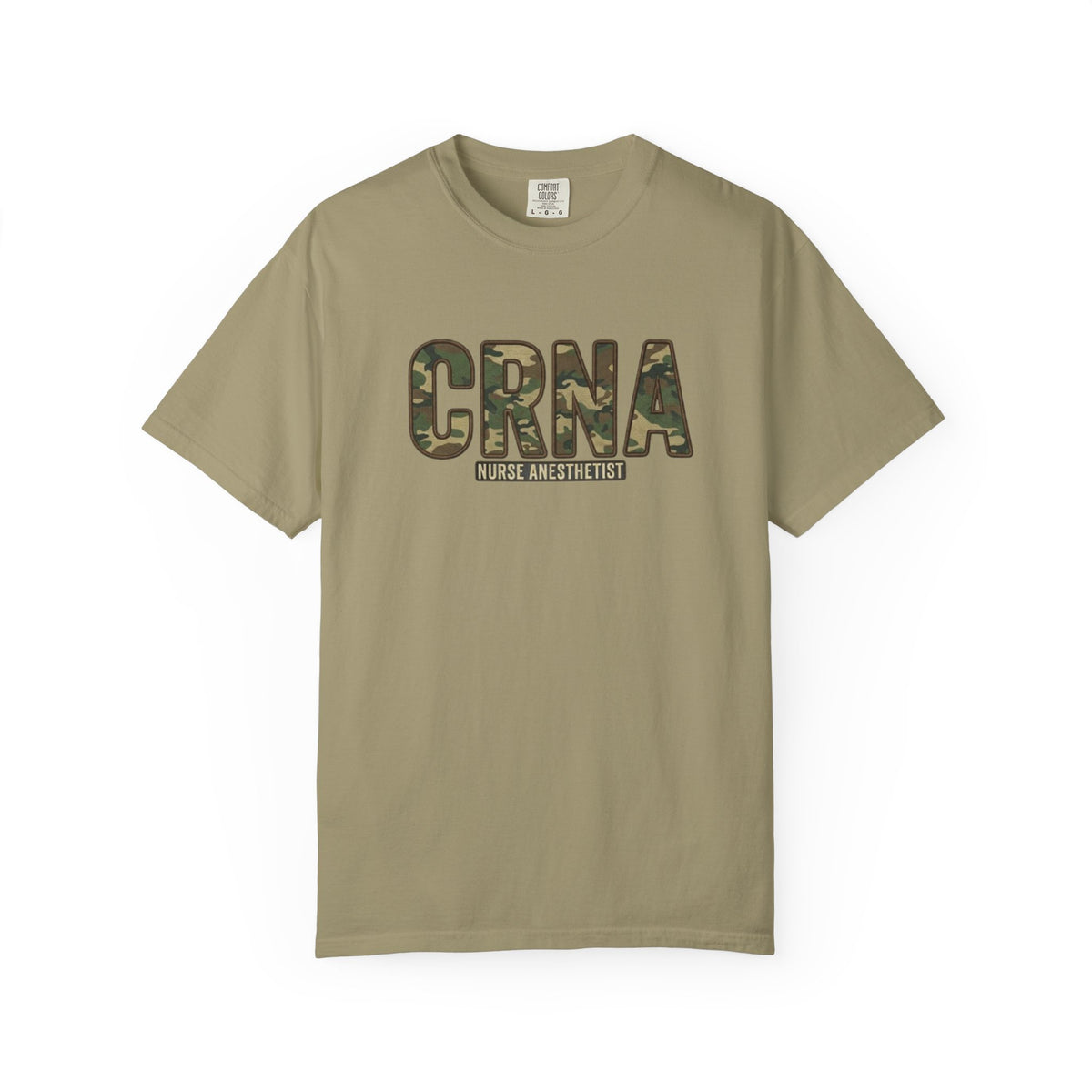 CRNA Camo T-Shirt — Nurse Anesthetist Military Style
