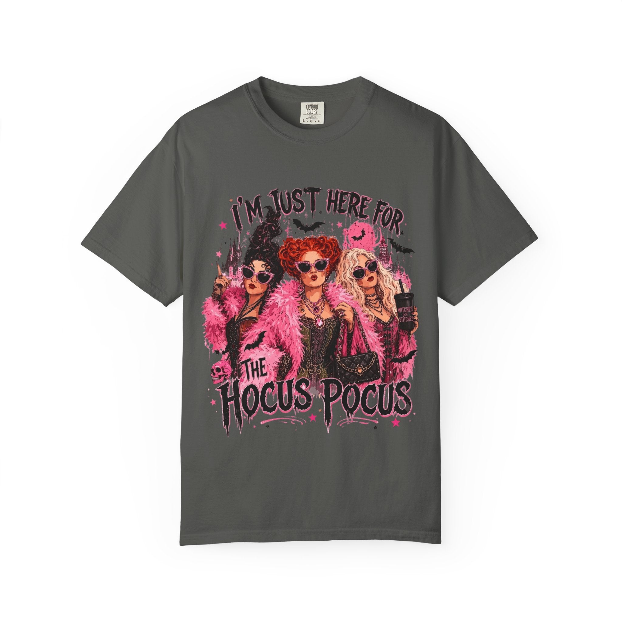 Hocus Pocus Graphic T Shirt Im Just Here for the Hocus Pocus Halloween Tee