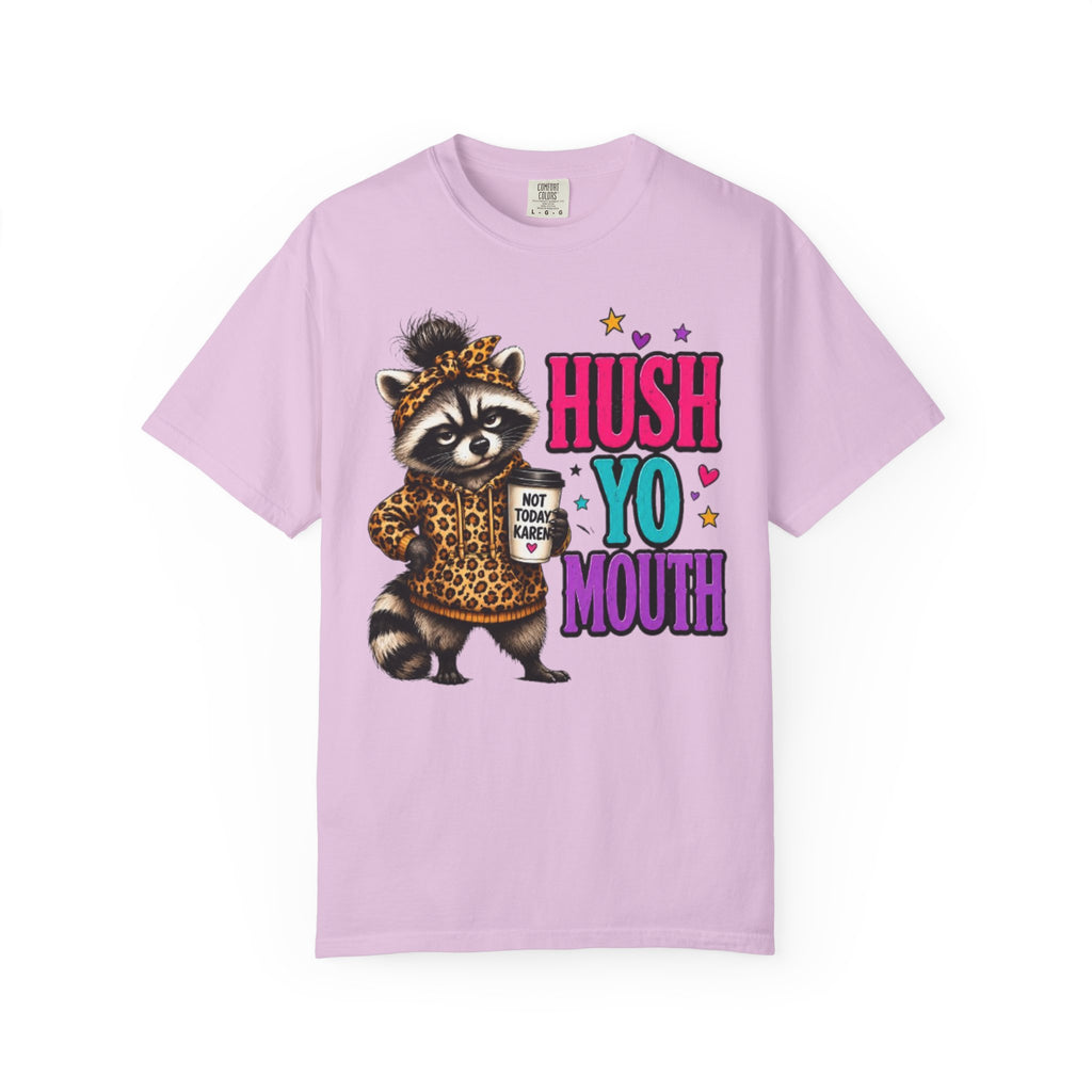 Hush Yo Mouth Raccoon T-Shirt
