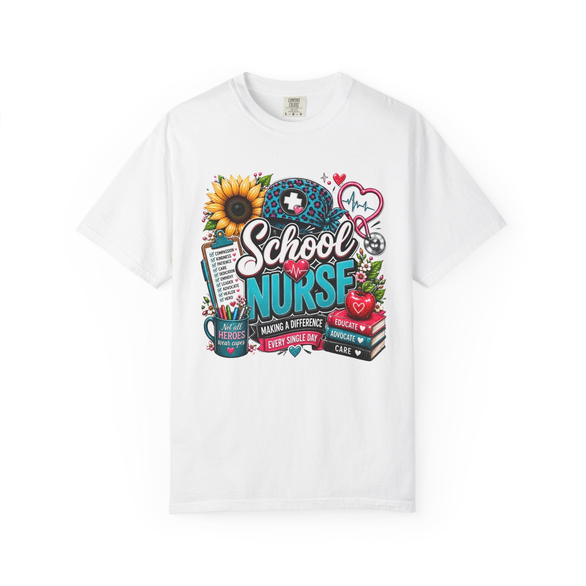 School Nurse T Shirt Making a Difference Graphic Tee