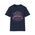 Delight Floral Graphic T-Shirt — "First of all, I’m a DELIGHT"