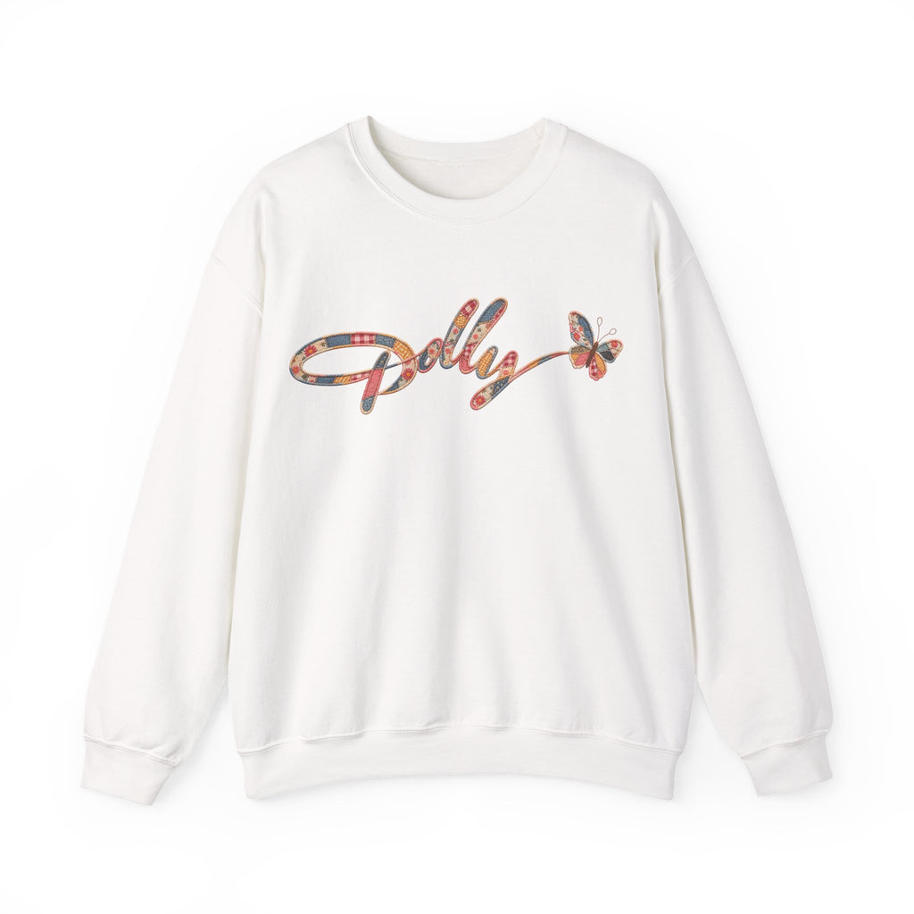 Dolly Floral Script Crewneck Sweatshirt
