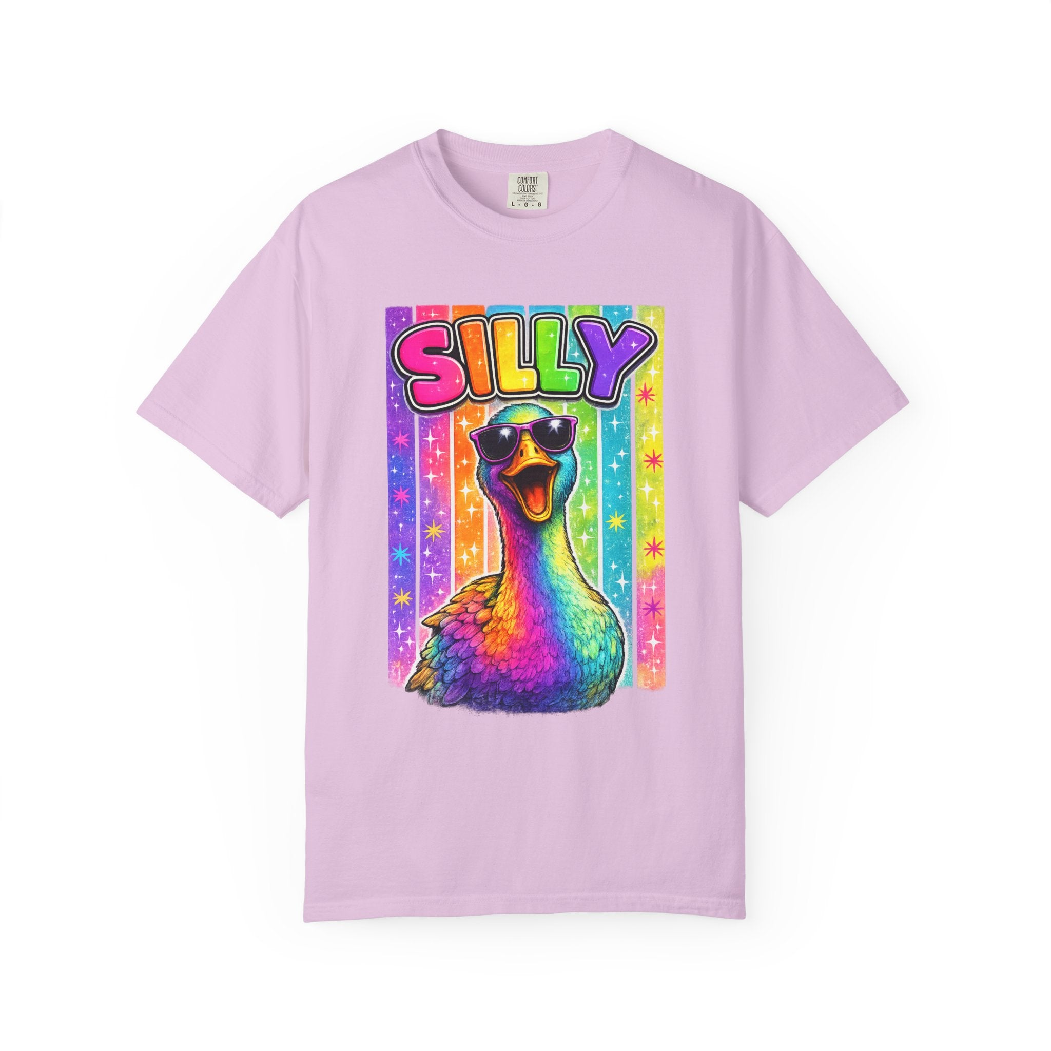 Silly Rainbow Goose T Shirt