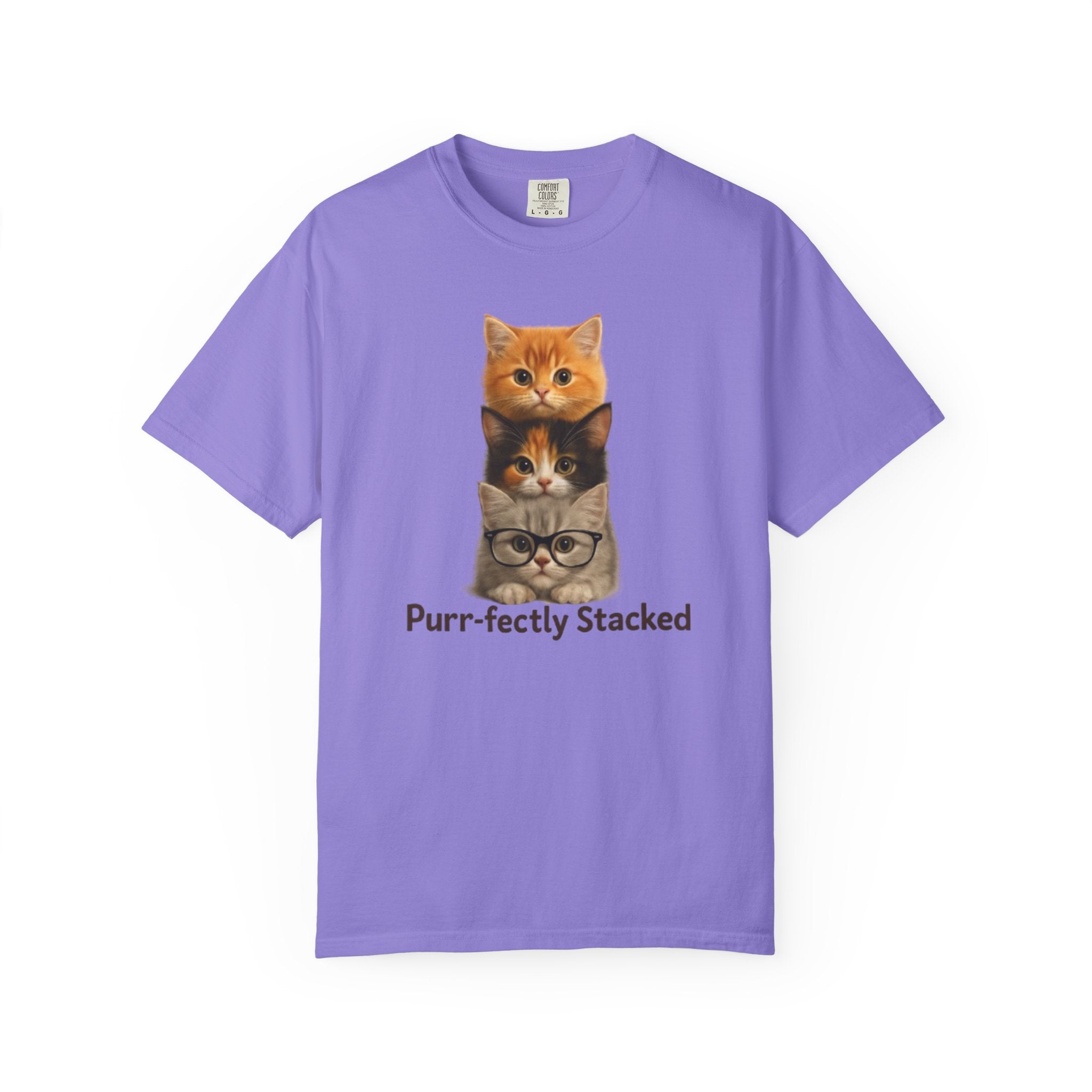 Purr fectly Stacked Cat T Shirt
