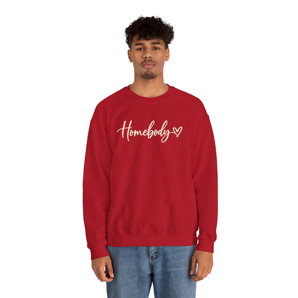 Homebody Crewneck Sweatshirt Cozy Homebody Pullover with Heart