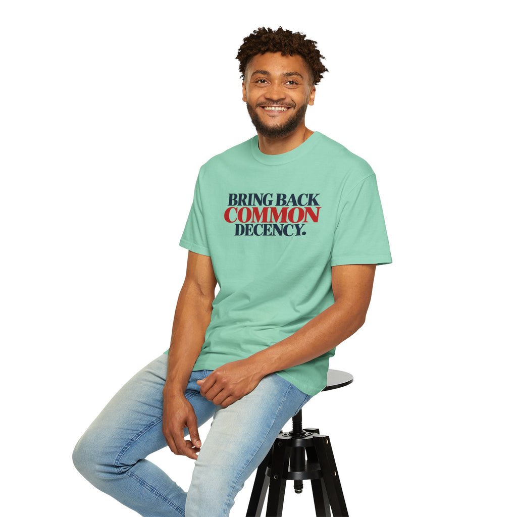 Bring Back Common Decency Shirt, Kindness Matters T-Shirt, Comfort Colors Patriotic Tee, Unity Shirt, Positive Message Graphic Tee