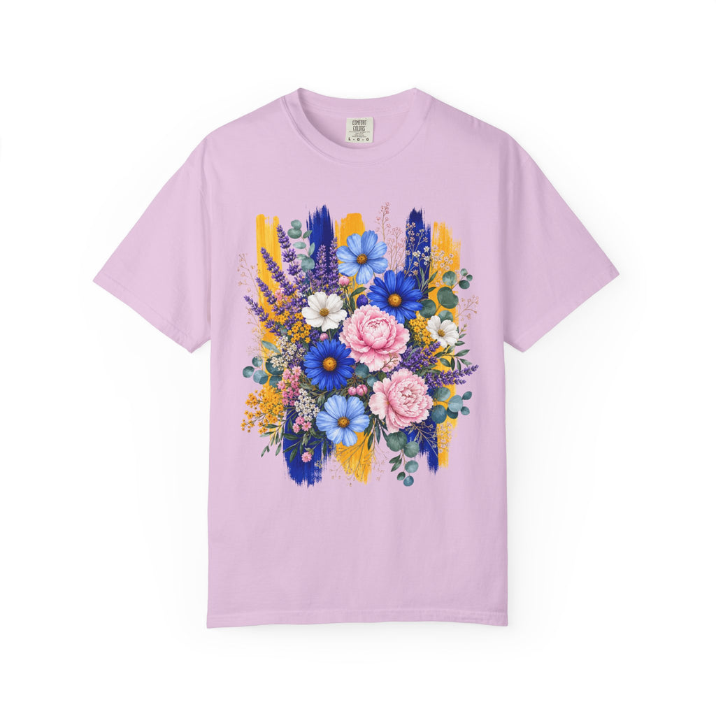 Floral Brushstroke Bouquet T Shirt